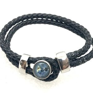 Mini snap Noosa bracelet leather cuff Handmade 12mm snap SB12